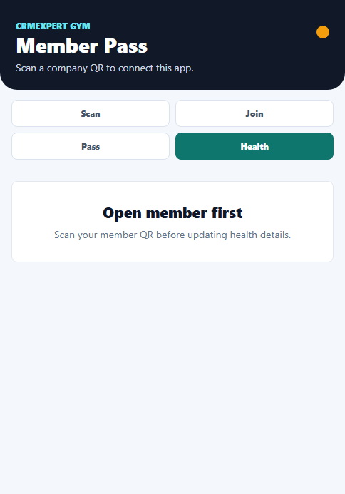 FitNexa Health Metrics Screenshot
